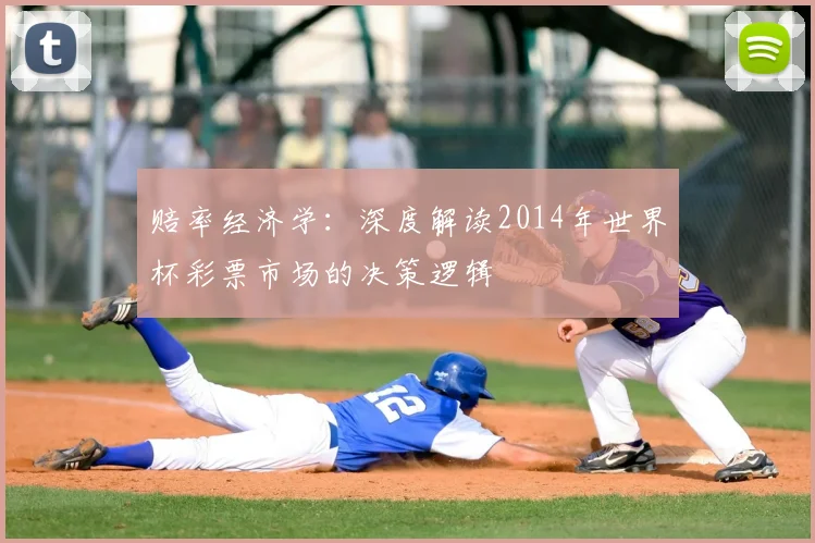 赔率经济学:深度解读2014年世界杯彩票市场的决策逻辑